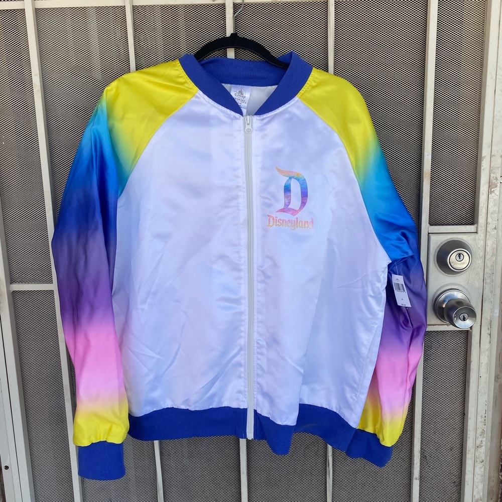 Disney White Jacket with Bright Blue Trim